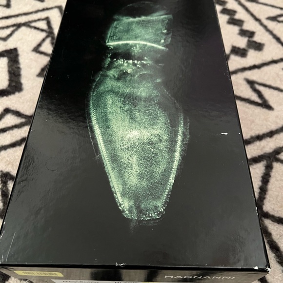 Magnanni Black Buckle Loafer Dress Shoe 10M - Picture 6 of 10